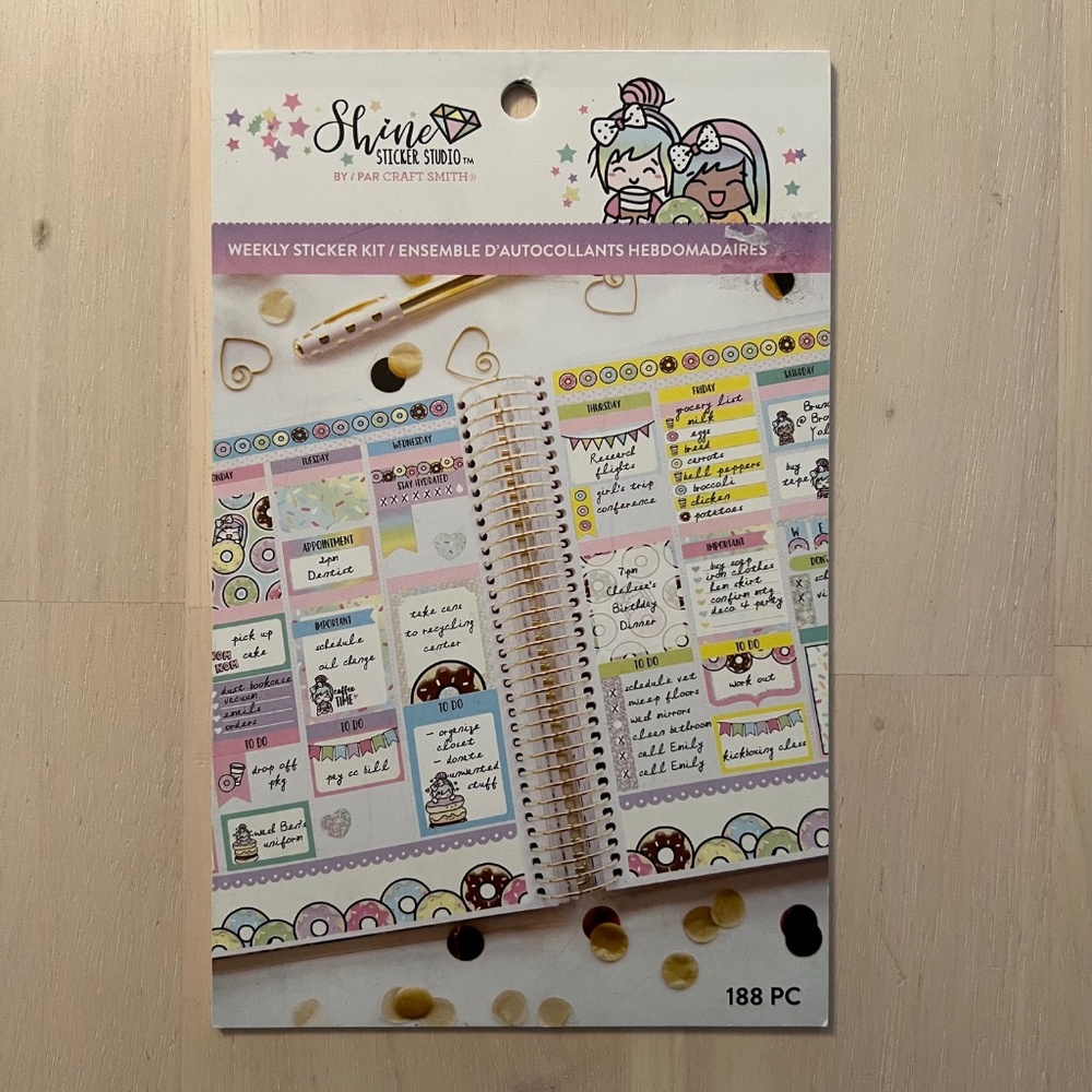 Shine Sticker Studio Weekly Sticker Kit